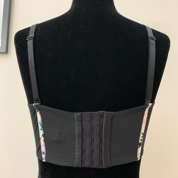 Victoria’s Secret Floral & Mesh Bustier - Picture 2 of 5